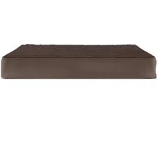 FurHaven Terry & Suede Deluxe Orthopedic Pet Bed - Espresso (Jumbo) - Image 2