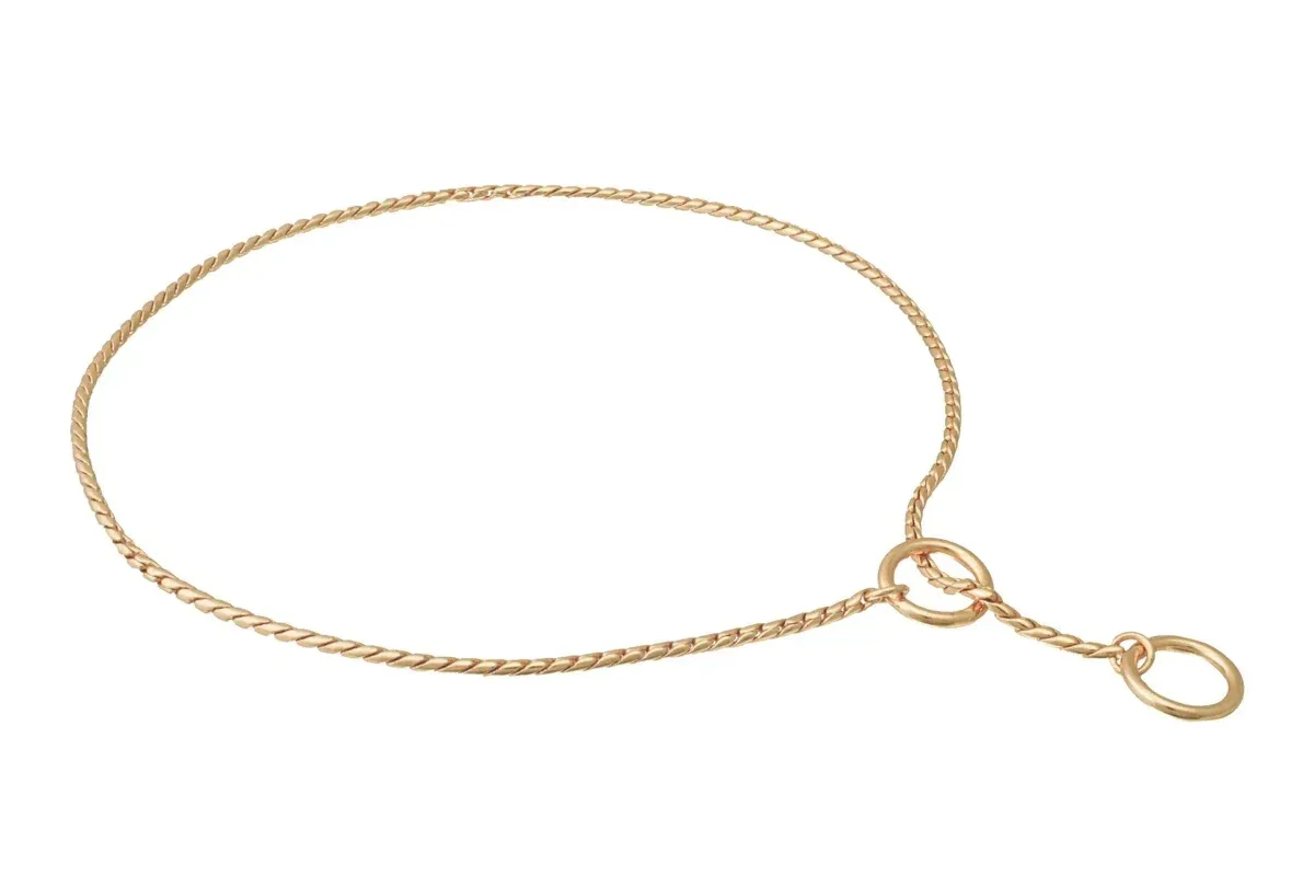Slip Snake Show Chain Dog Collar (16 in x 3.0 mm)
