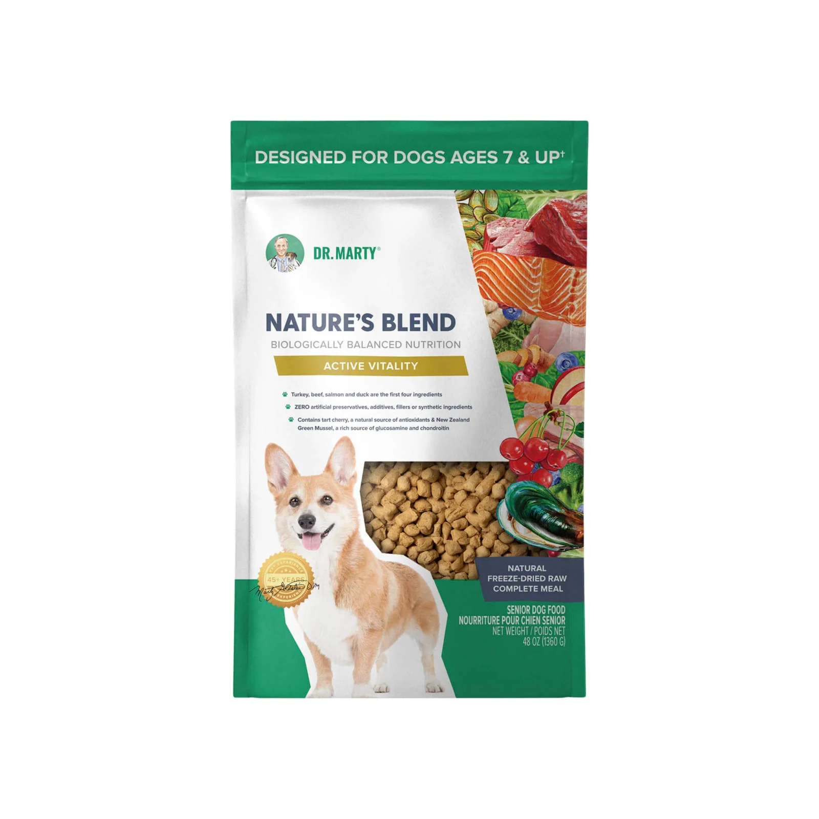 Dr. Marty Nature’s Blend Active Vitality Freeze Dried Dog Food - Image 2
