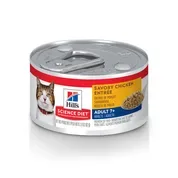 Hill's Science Diet Adult 7+ Savory Chicken Entree Wet Cat Food
