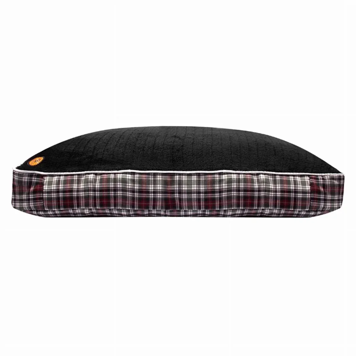 Halo Duck Green Plaid Rectangular Dog Bed - Premium Plush Cushioned Pet Bed with Removable Washable Cover
