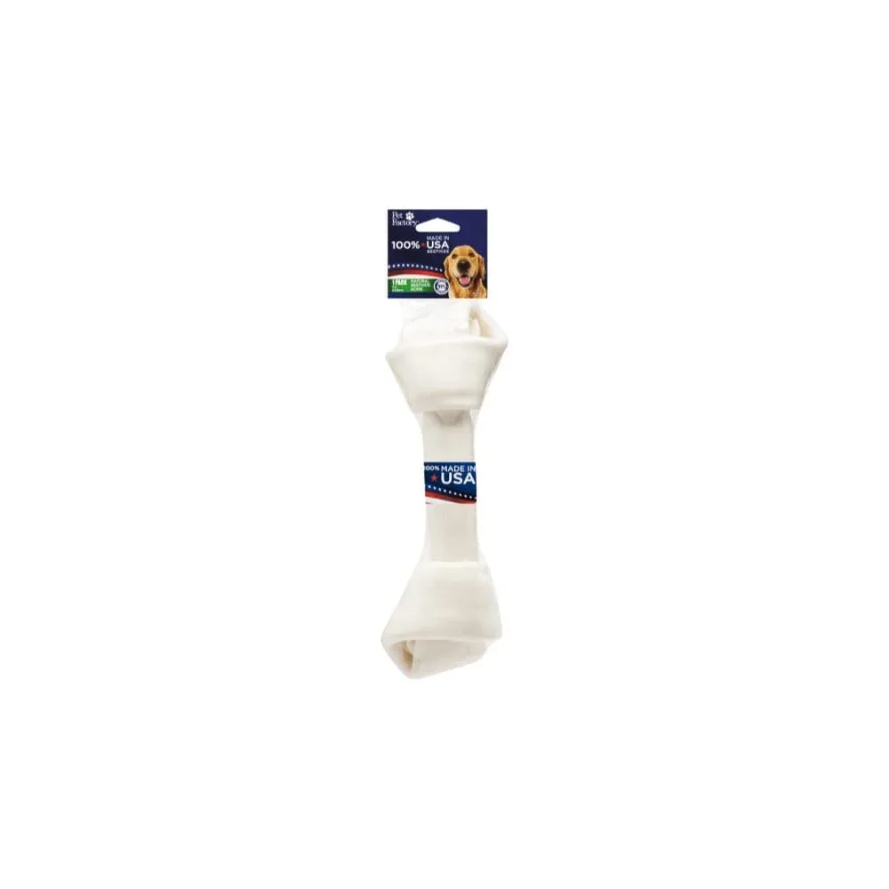 Pet Factory American Beefhide Basted Bone Beef Flavored Natural Dog Chew - Image 2