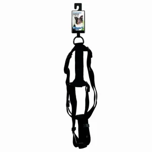 DGR, 1 in Adjustable Dog Harness Black