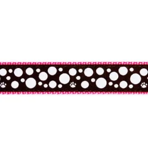 Polka Paws -- White on Black