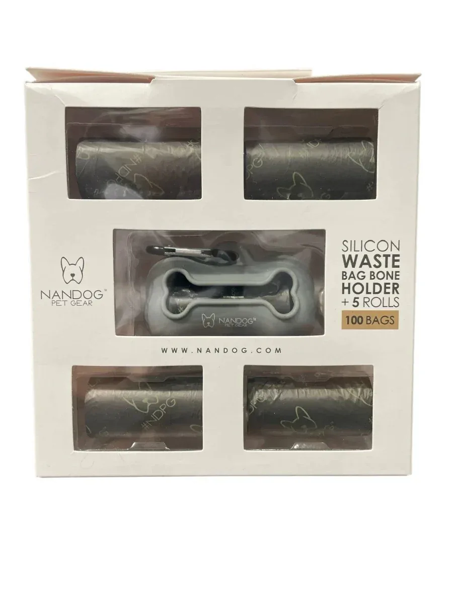 NANDOG Silicon Waste Bag Bone Holder Kit +5 Rolls - Image 2