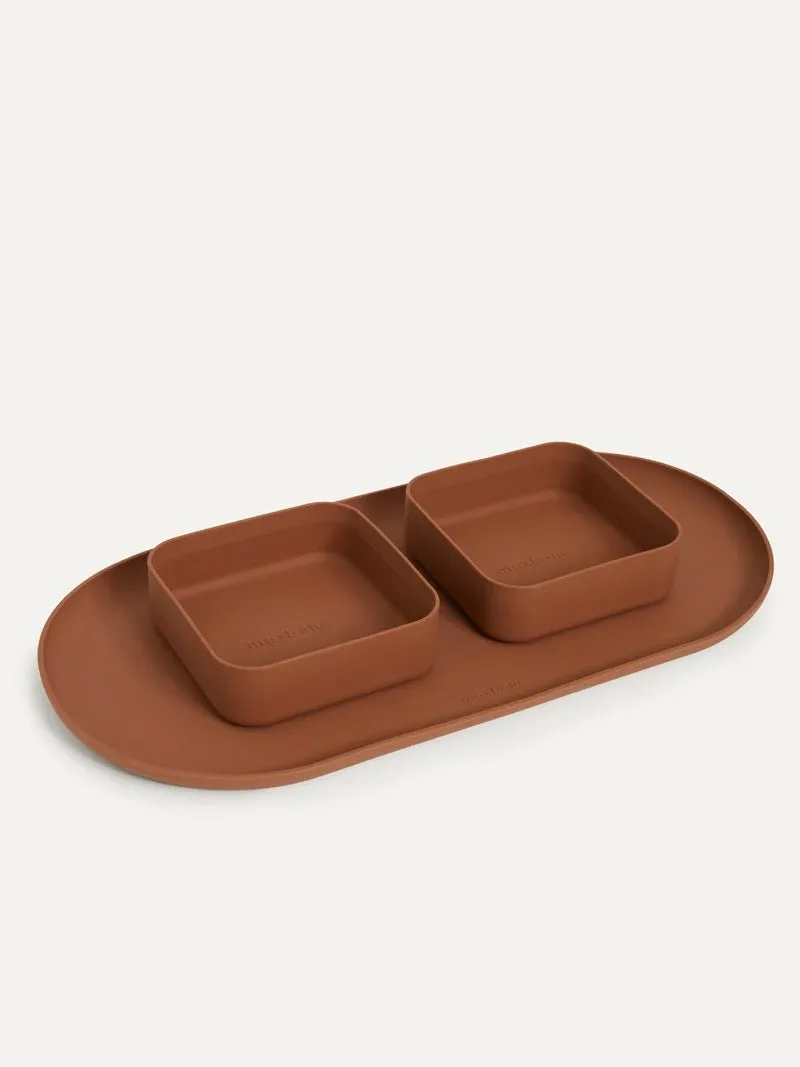 Square Bowls & Mat Set - Image 2