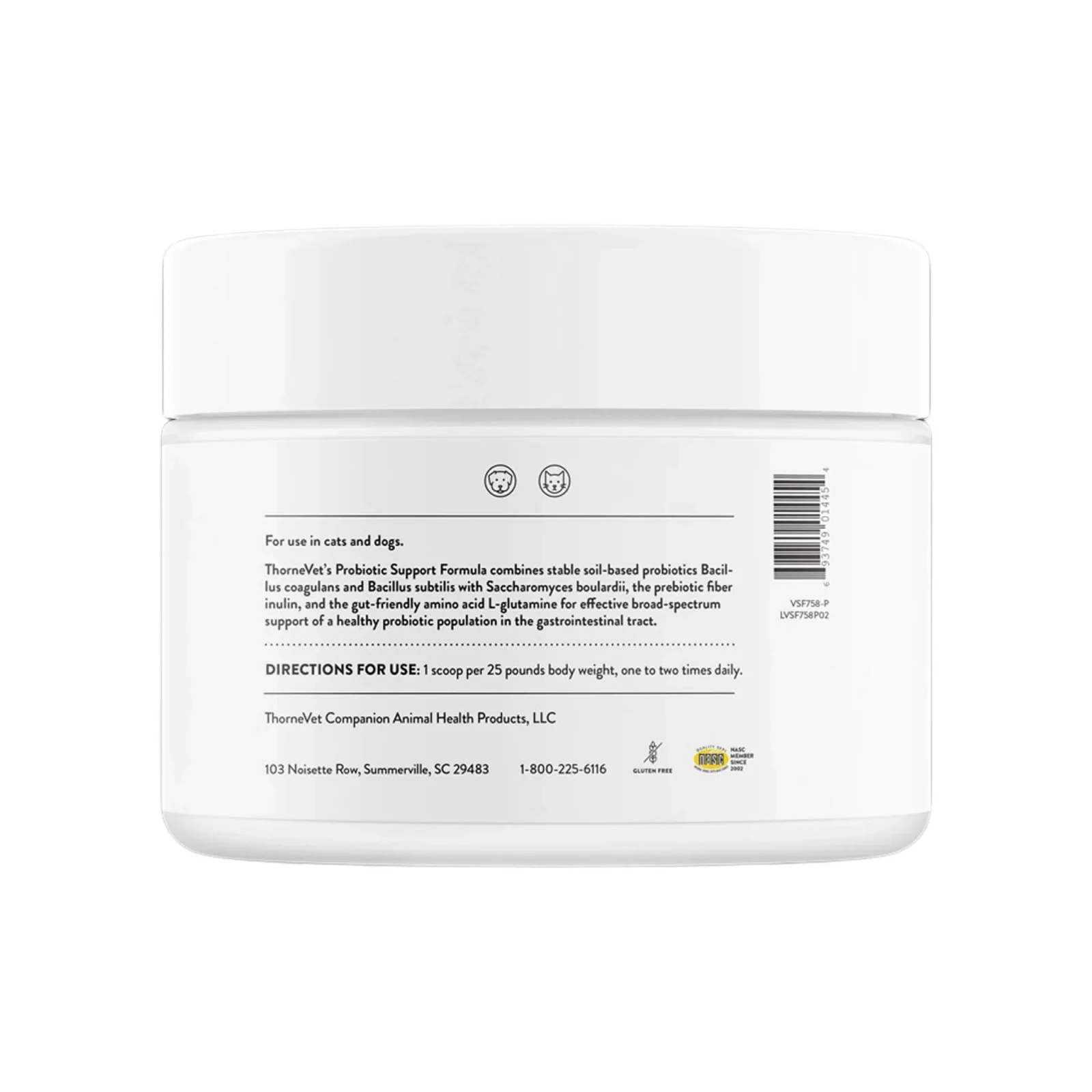 ThorneVet Probiotic Support Formula Dog & Cat Supplement - Image 2