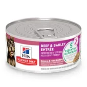 Hill's Science Diet Puppy Small & Mini Breed Beef & Barley Entree Wet Dog Food