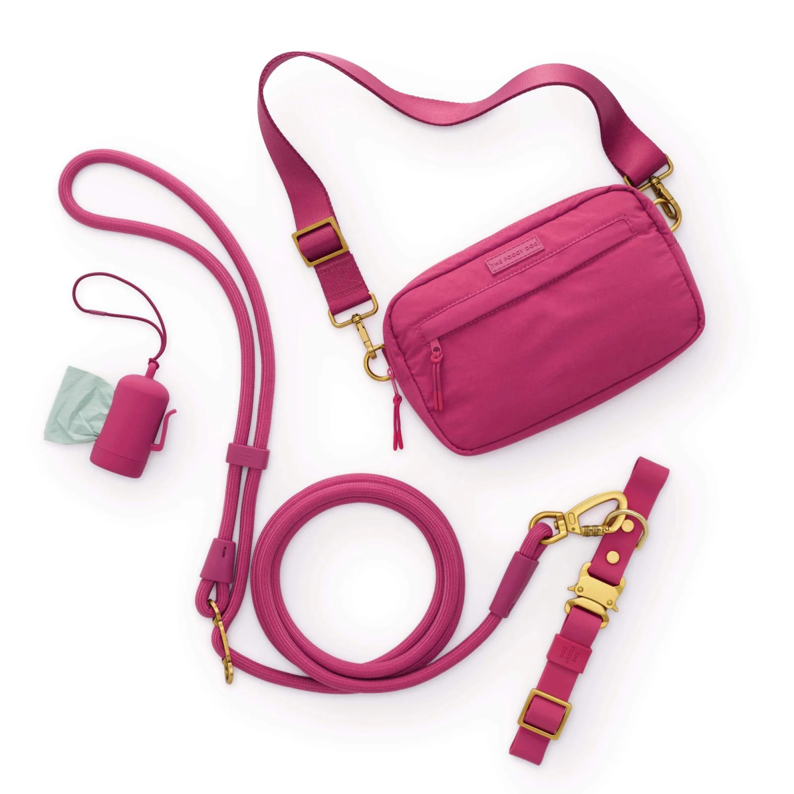 Active Adventure Collar Walk Set, Dahlia
