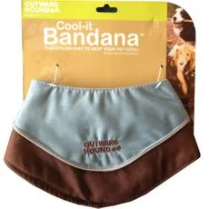 Outward Hound Cool-it Bandana BLUE - LARGE - Image 2