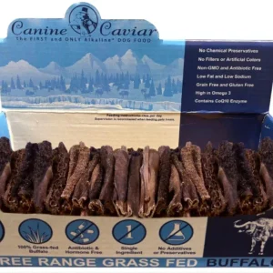 Canine Caviar Buffalo Tripe Flat Vanilla 6 in Dog Chews