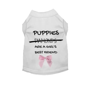 Puppies Are A Girl's Best Friend Dog Shirt & Dress