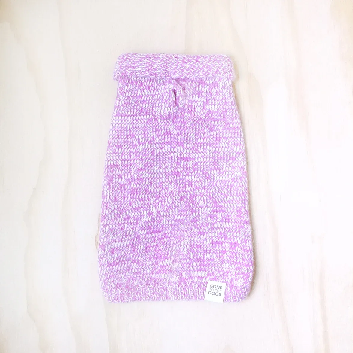 Major Shawl Collar Sweater - Marled Hot Pink - Image 2
