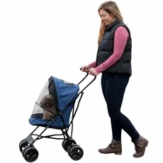 Pet Gear Travel Lite Pet Stroller - Navy - Image 2