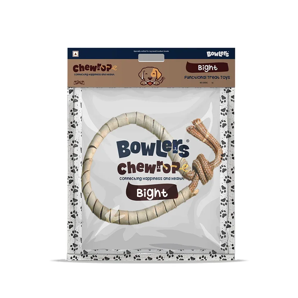 Bowlers Chewrope Bight Functional Dog Treat Toy (Buy 1 Get 1 Free) - Image 2