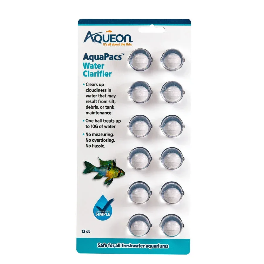 Aqueon AquaPacs Water Clarifier 6 ct, 12 ct