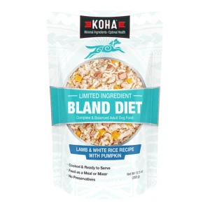 Koha Dog Bland Diet Lamb & Rice, 12.5 oz each, Case of 6