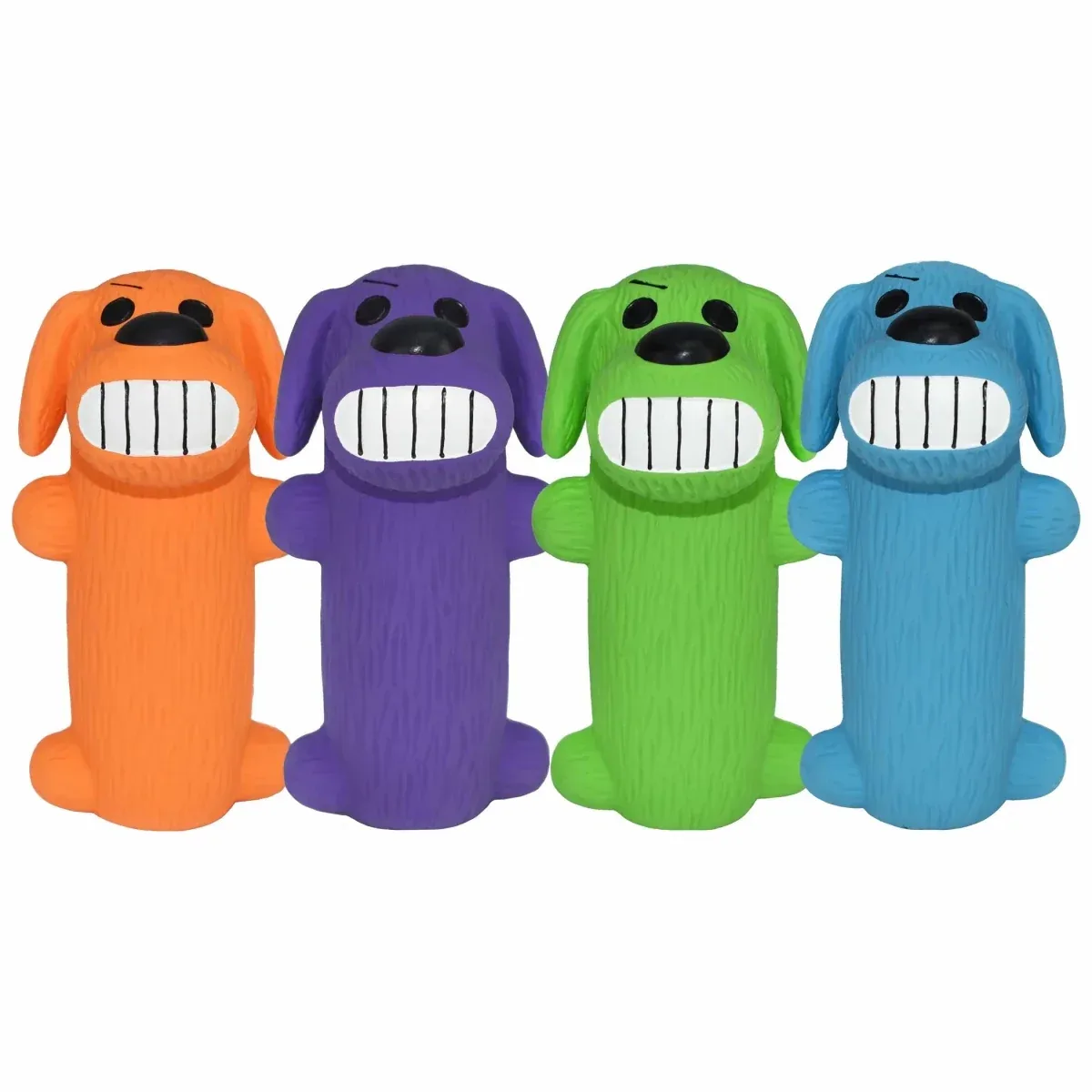 Multipet Minipet LOOfA Latex Dog Chew Toy Assorted 5 in - Image 2