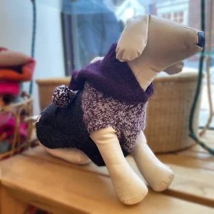 Colby Hoodie Sweater - Marled Purple