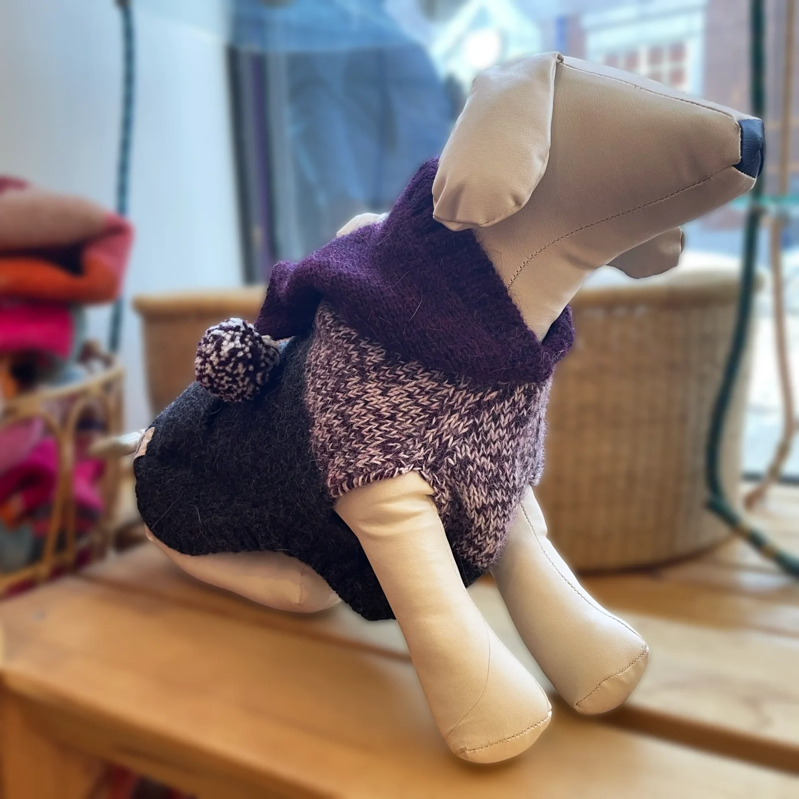 Colby Hoodie Sweater - Marled Purple