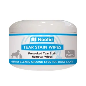 Nootie Dog Wipe Tear Stain Aloe, 60-Count