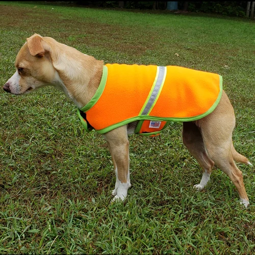 Black Dog Farm Blaze Orange Fleece Coat