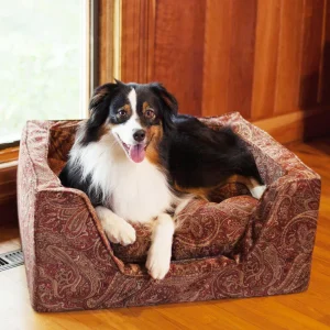 Luxury Square Dog Bed with Microsuede – Show Dog Collection