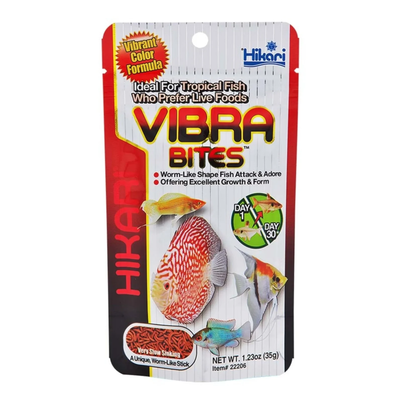 Hikari USA Vibra Bites Tropical Fish Food, 1.23 oz