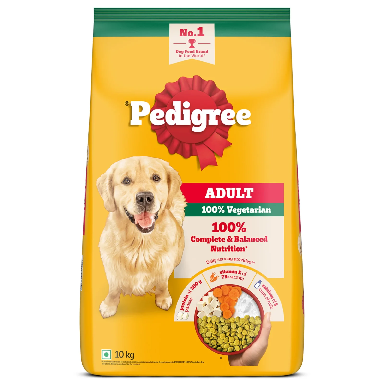 Pedigree 100% Vegetarian Adult Veg Dog Dry Food - Image 2
