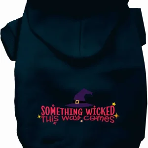 Something Wicked This Way Comes Halloween Pet Hoodie