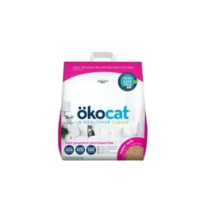 Okocat Super Soft Clumping Unscented Natural Wood Plant-Based Cat Litter