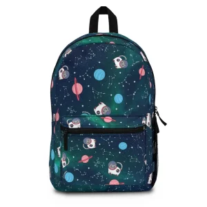 Galactic Emerald Space Cat Backpack