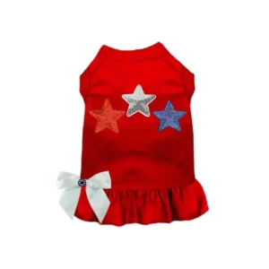 Red, White & Blue Stars Dog Tee & Dress by Bark Fifth Avenue