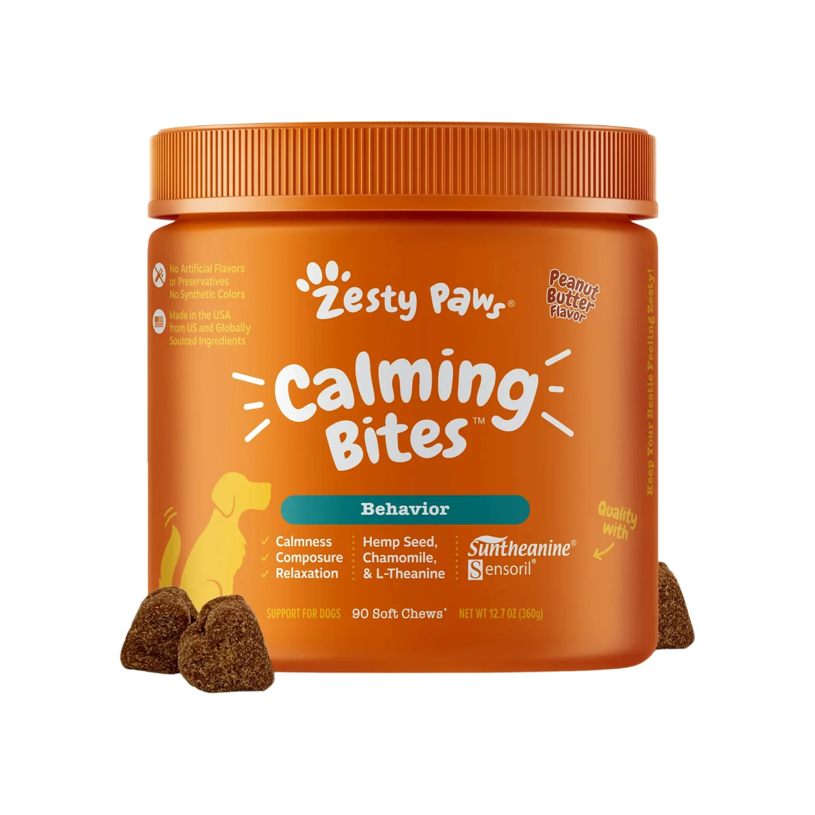 Zesty Paws Calming Bites for Dogs