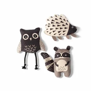 PetShop by Fringe Studio Wild Ones Canvas Mini Dog Toy Set 3 ct