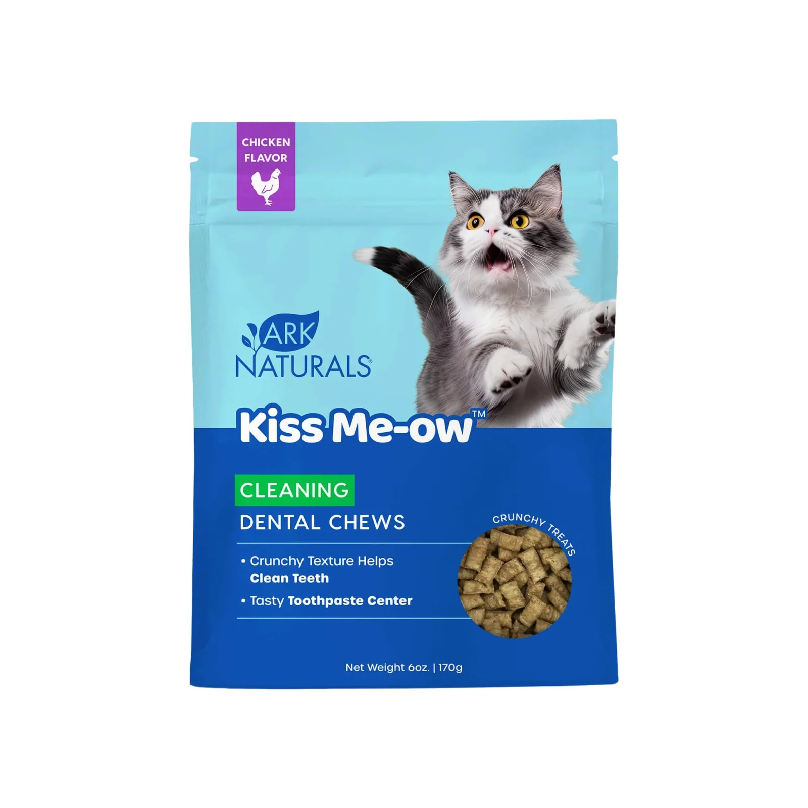 Ark Naturals Kiss Me-ow Dental Chews for Cats - Image 2