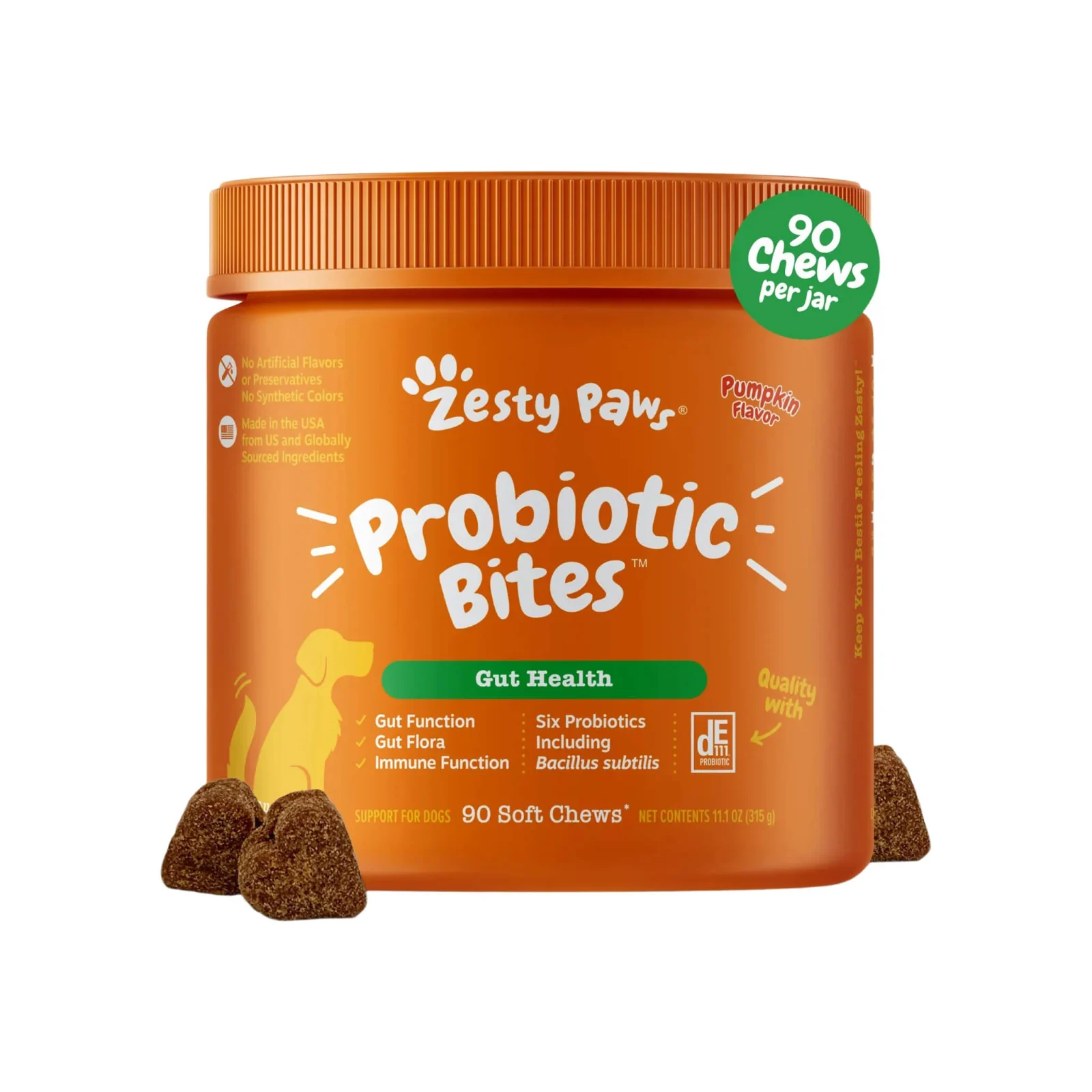 Zesty Paws Probiotic Bites For Dogs