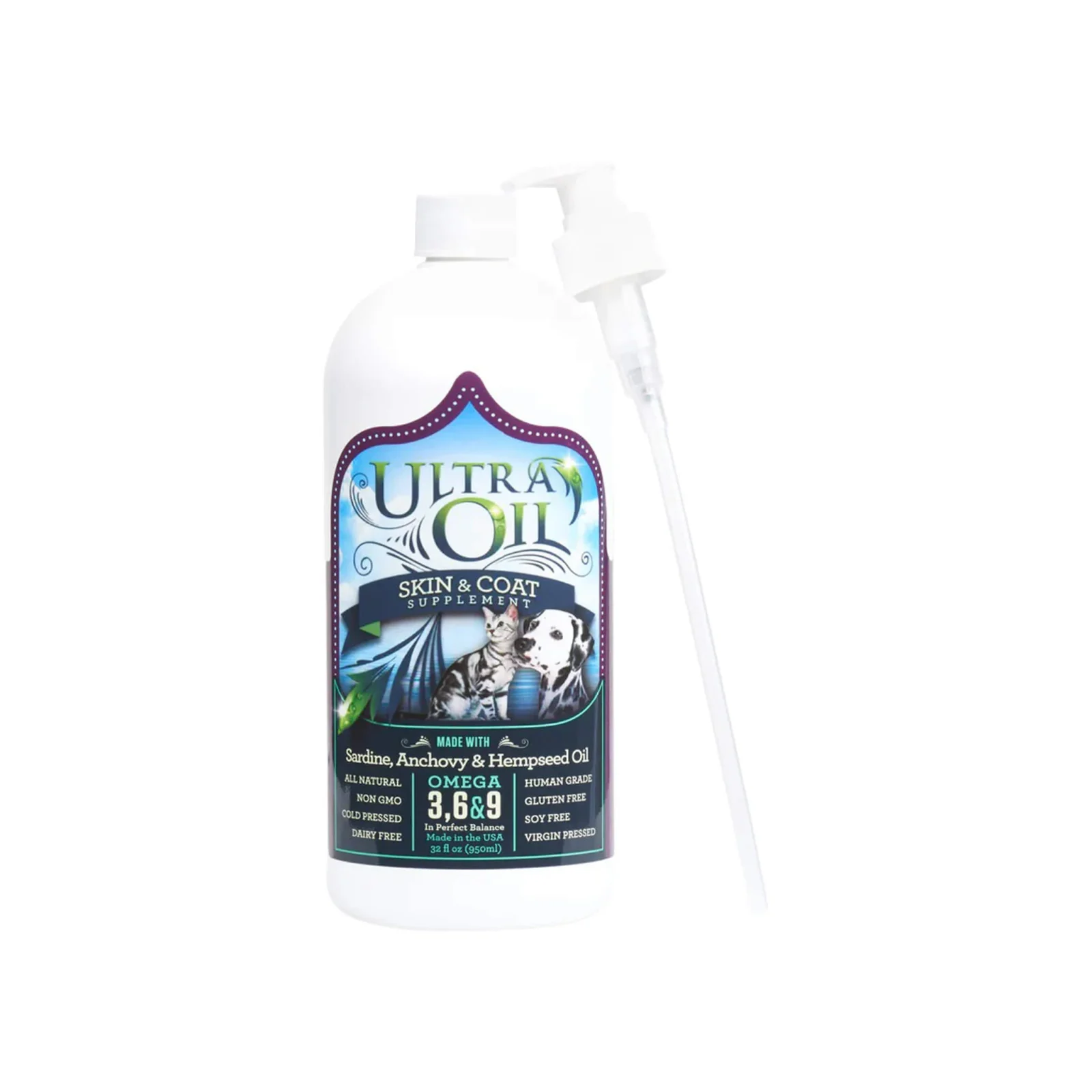 Ultra Oil Skin & Coat Supplement with Hempseed Oil - Image 2