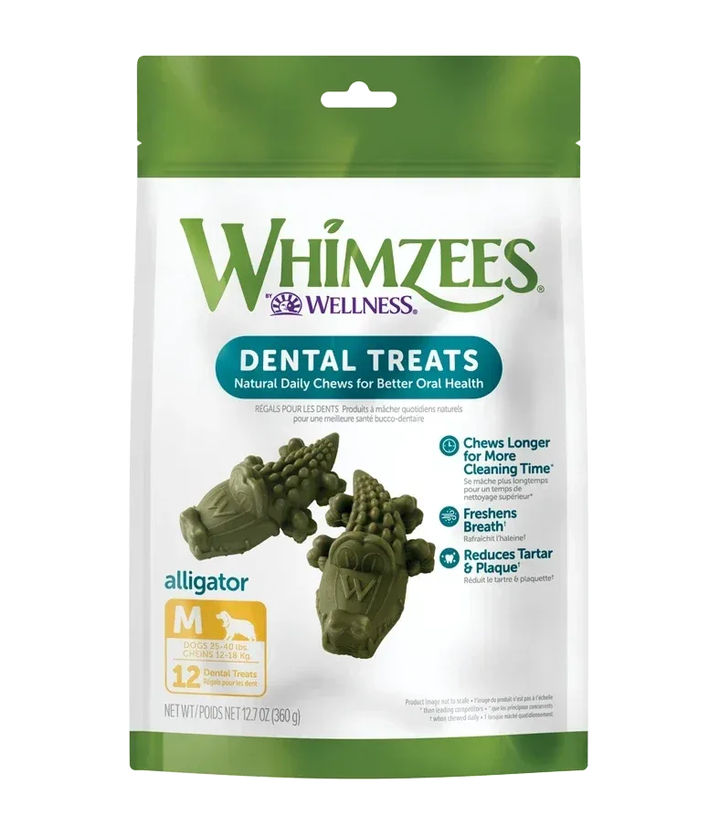 Whimzees Alligators Medium, 12.7 oz Bag - Image 2