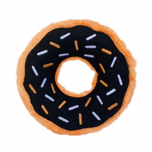 ZippyPaws Donutz Pumpkin Spice Squeaky Plush Dog Toy