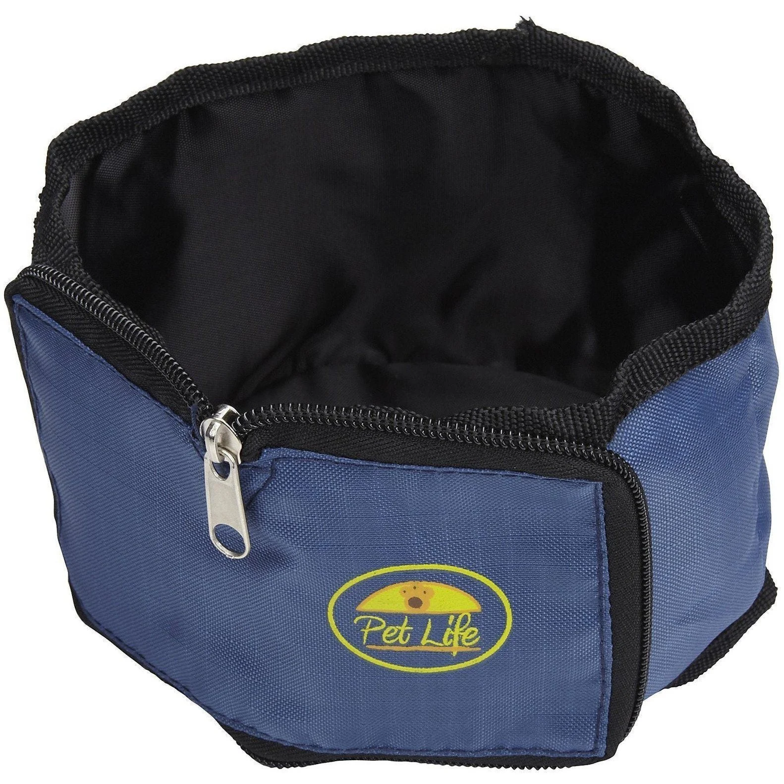 Pet Life ® Wallet Folding Waterproof Zippered Folding Pet Travel Cat and Dog Bowl - Image 2