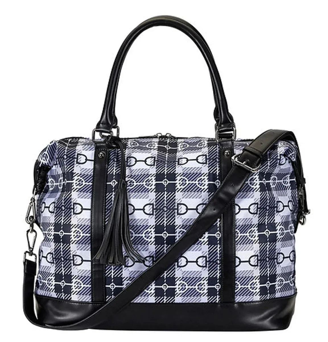AWST Int'l Snaffle Bit Pattern Travel Bag with Tassel - Image 2