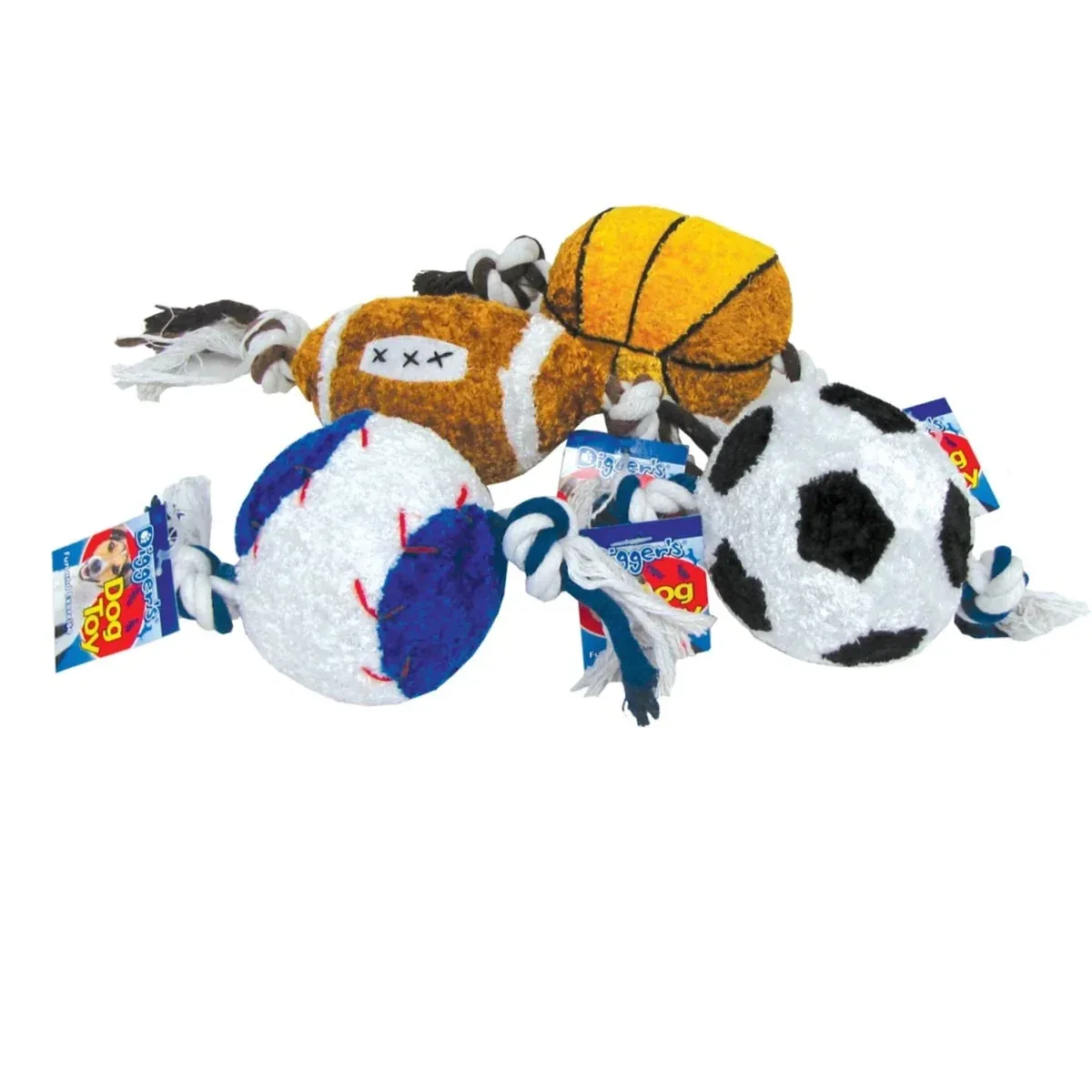 Digger's Plush Rope Sports Balls - Image 2