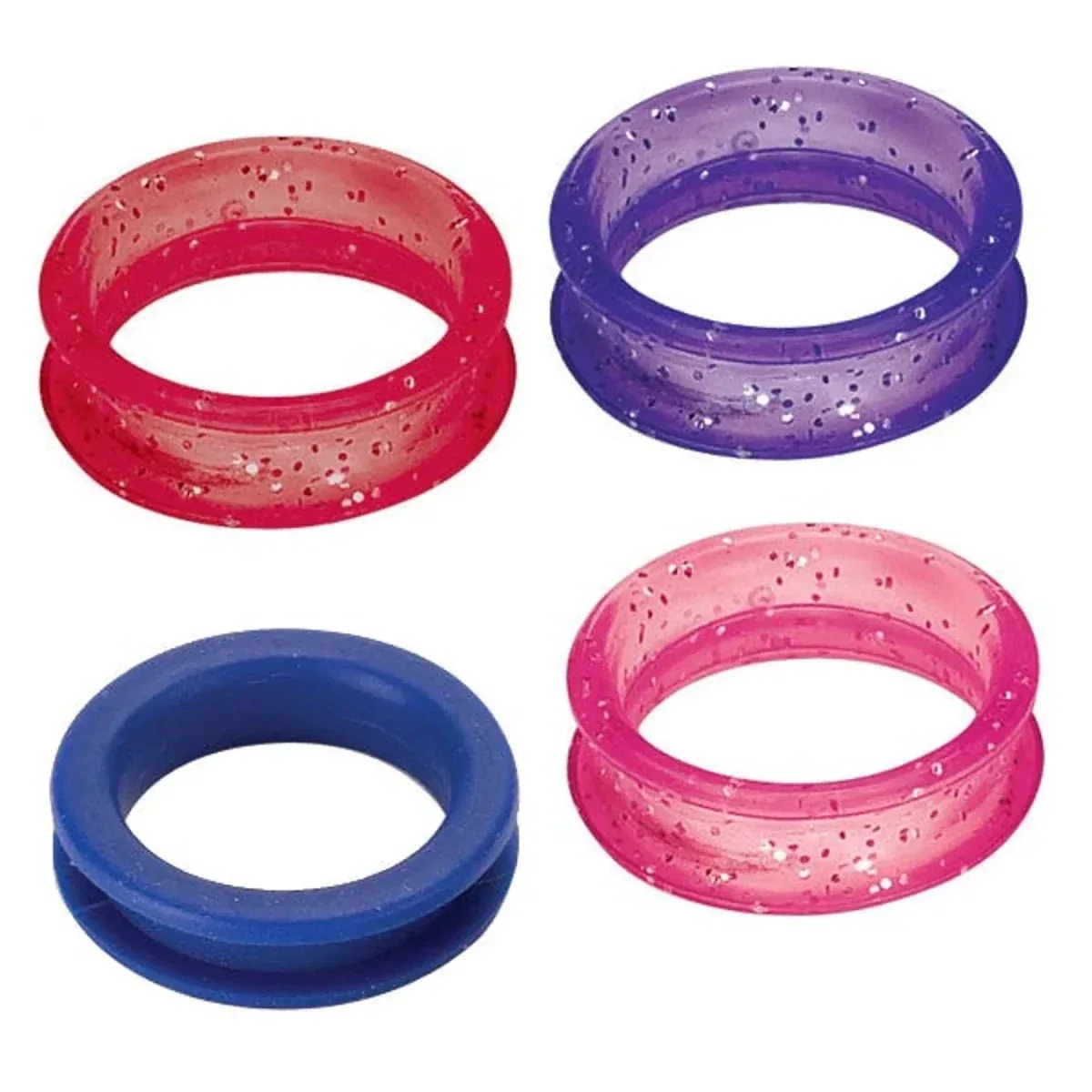 HR Rubber Thumb Ring Blue