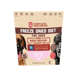 Boss Dog Freeze Dried Dog Food & Topper with Probiotics