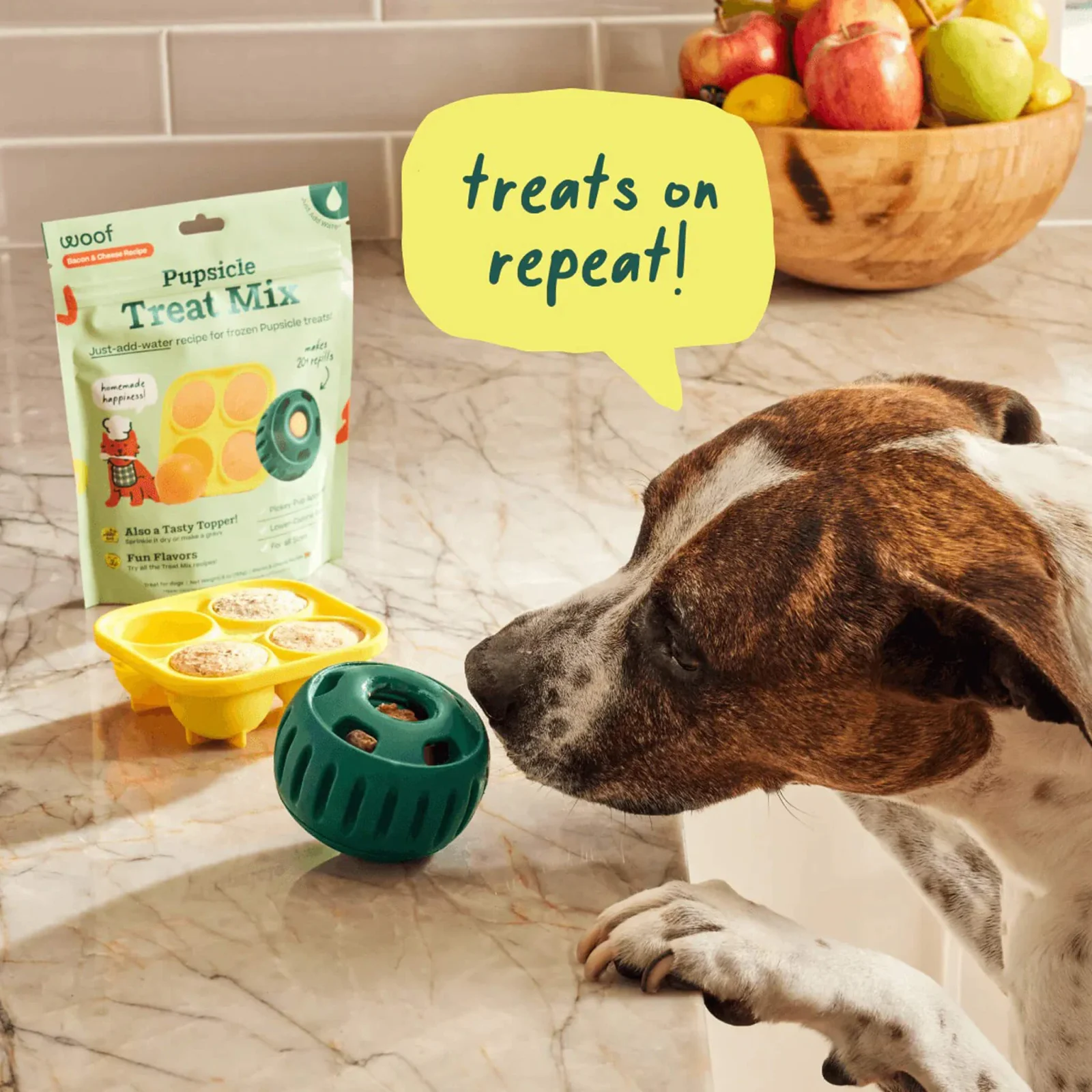 Woof Pupsicle Treat Trays for Dogs - Image 2