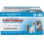 U-40 Syringes for ProZinc & Vetsulin Insulin