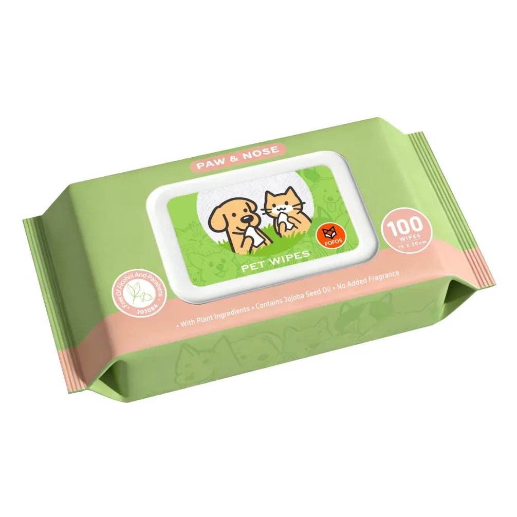 Fofos Paw and Nose Wipes for Dogs and Cats