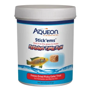 Aqueon Stick'ems Freeze-Dried Picky Eater Treat, 0.42 oz