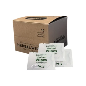 Animal Essentials Herbal Ear Wipes for Dog & Cats